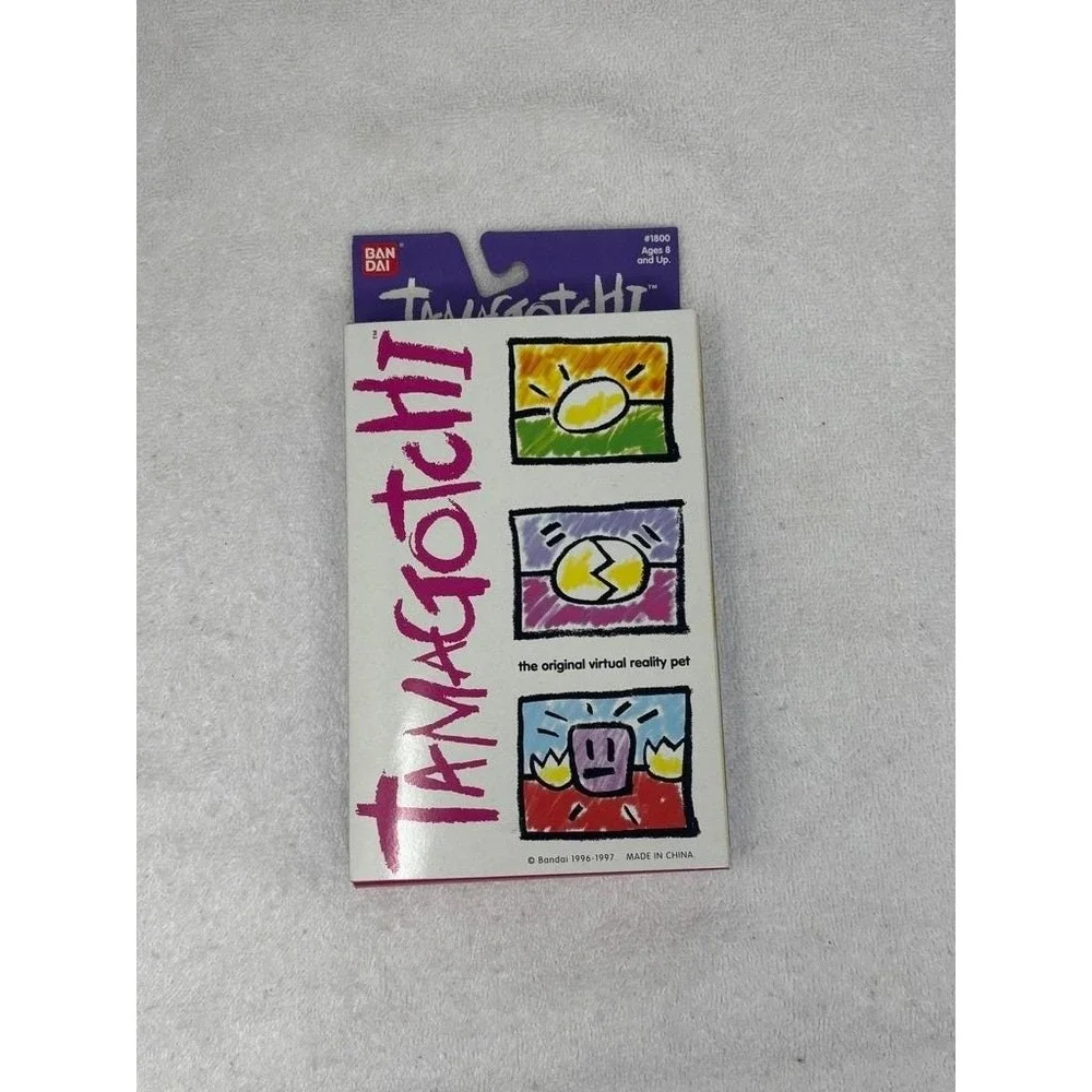 Tamagotchi Vintage‎ 1996-97 Original #1800 Green Yellow Gen 1 New in Box Rare